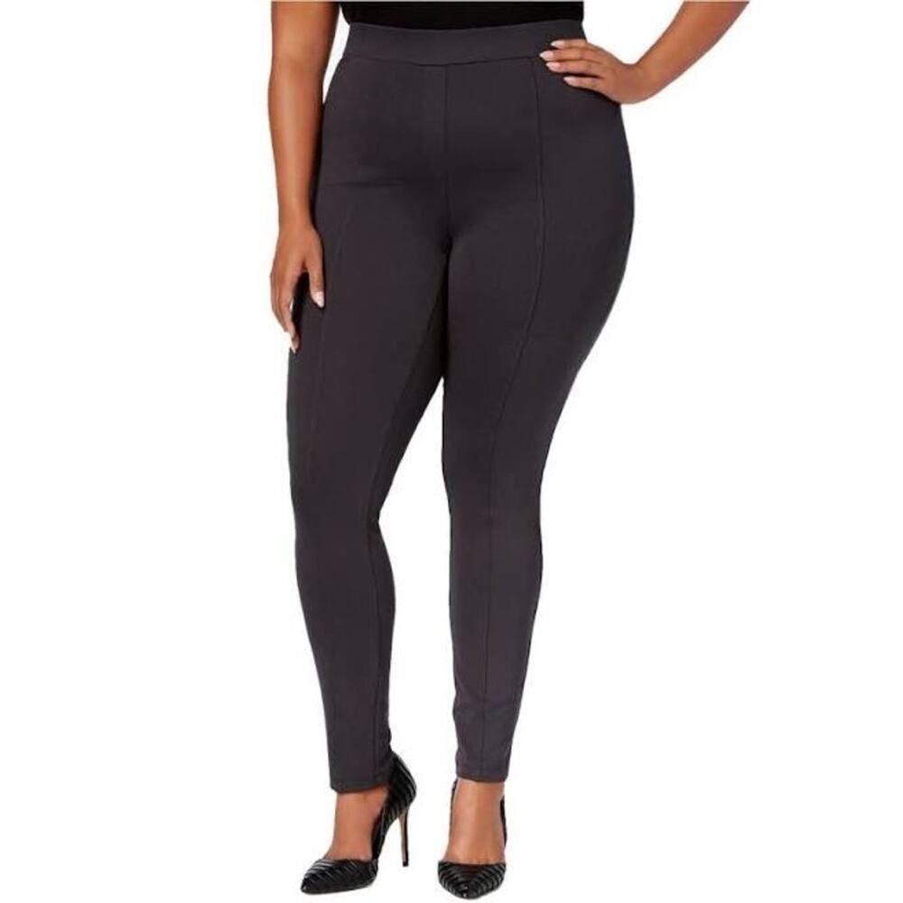 Style & Co. Women's Charcoal Gray Ponte Leggings
